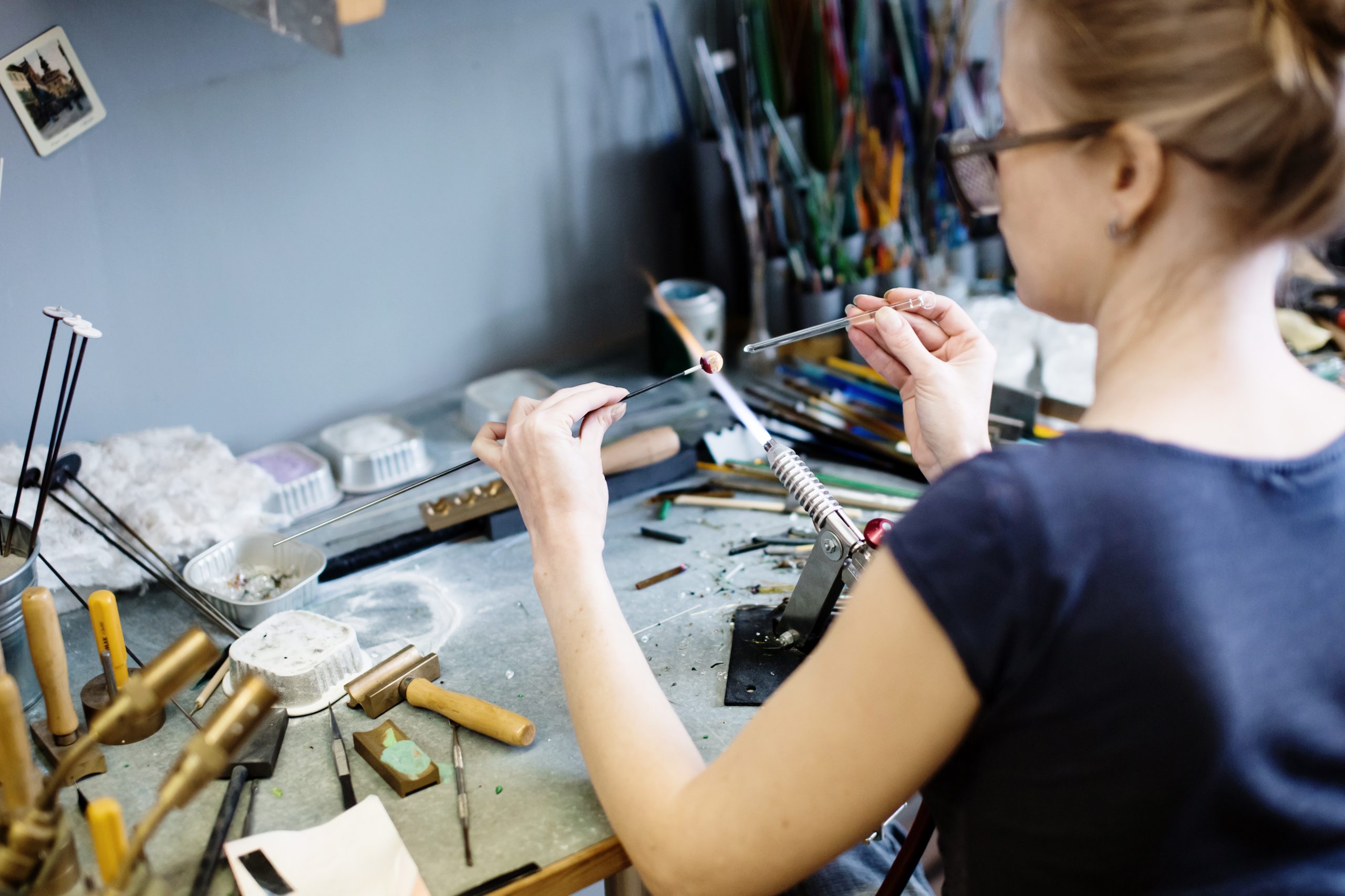 How Much Oxygen Does a Soft Glass Bead Artist Use in a Day?